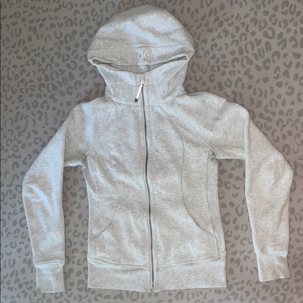 Gray Lululemon Scuba Jacket